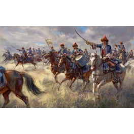 Strelets 241 Grenadiers français à cheval Guerre de Succession d'Espagne